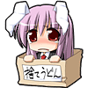 very sad rabbit from touhoHER NAME IS RAISIN IN A BATH